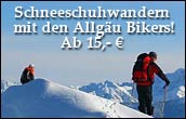 Schneeschuhwandern im Allgäu ein besonderes Erlebnis für jedermann.